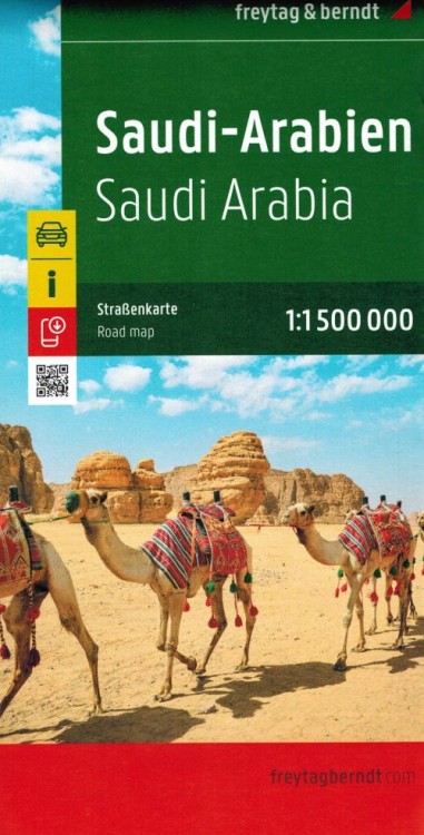 Arabia Saudyjska 1:1 500 000. Mapa samochodowo-turystyczna wydawnictwa Freytag &amp; Berndt. Okładka