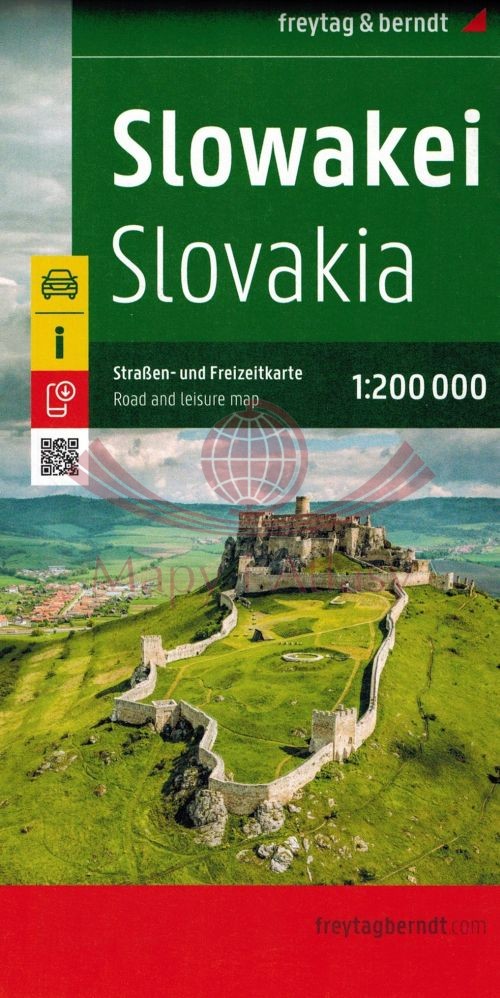 Słowacja 1:200 000. Mapa samochodowo-turystyczna. Wyd. 2025. Freytag & Berndt