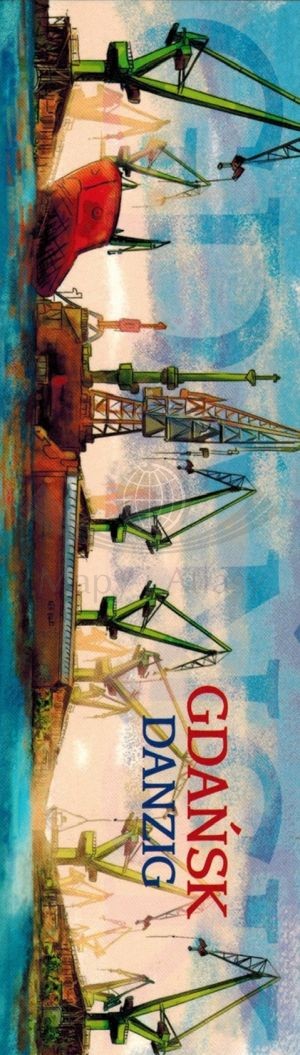 Gdańsk. Dwustronna zakładka do książki