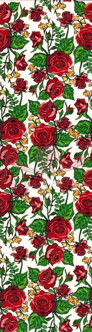 Góralska - róże. Dwustronna zakładka do książki