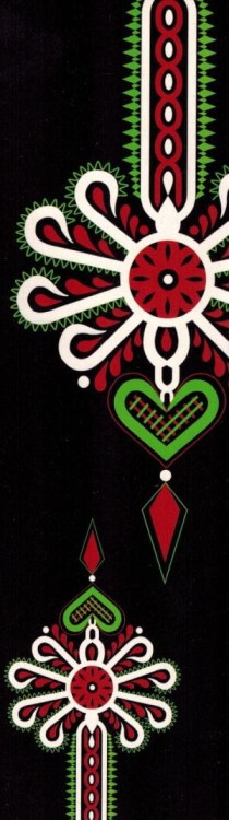 Góralska. Dwustronna zakładka do książki. Wzór 2