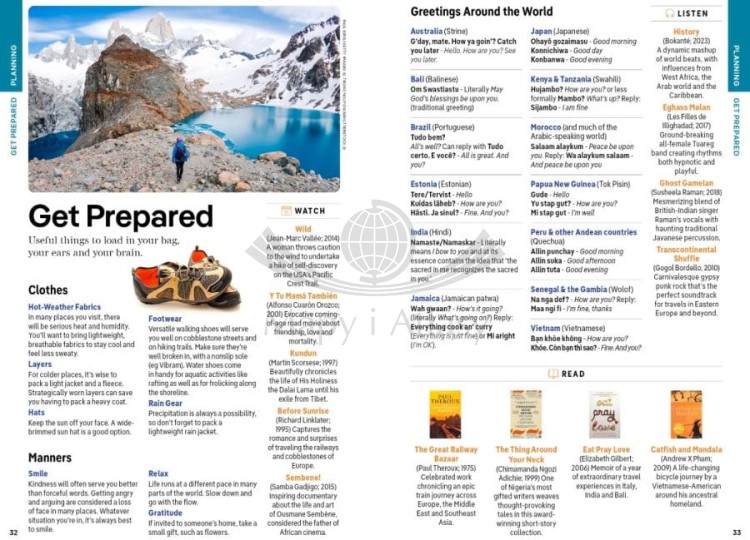 Świat. Przewodnik wydawnictwa Lonely Planet. Przykładowe strony 5