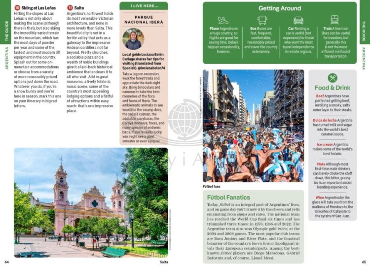 Świat. Przewodnik wydawnictwa Lonely Planet. Przykładowe strony 9