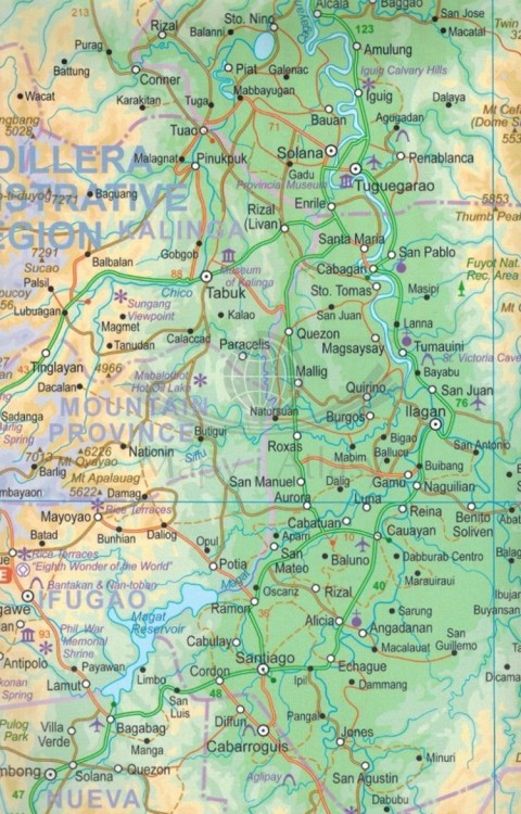 Filipiny 1:1 100 000. Wodoodporna mapa samochodowo-turystyczna wydawnictwa ITMB. Fragment 1