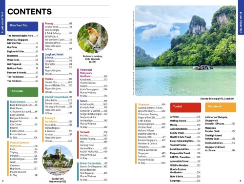 Malezja, Singapur i Brunei / Malaysia, Singapore & Brunei. Przewodnik wydawnictwa Lonely Planet. Spis treści
