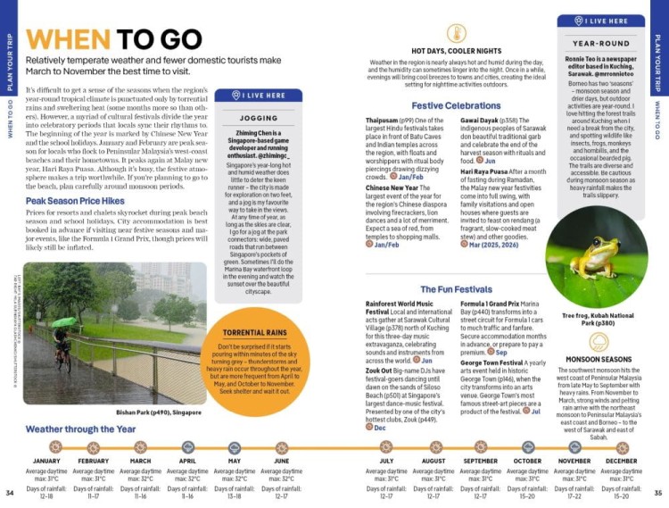 Malezja, Singapur i Brunei / Malaysia, Singapore & Brunei. Przewodnik wydawnictwa Lonely Planet. Przykładowe strony 3