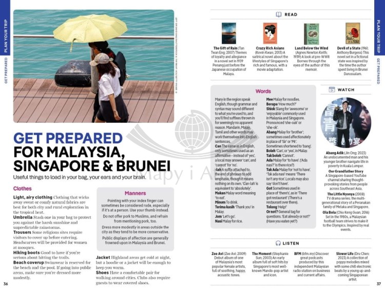 Malezja, Singapur i Brunei / Malaysia, Singapore & Brunei. Przewodnik wydawnictwa Lonely Planet. Przykładowe strony 4