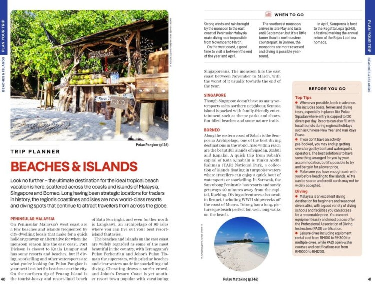 Malezja, Singapur i Brunei / Malaysia, Singapore & Brunei. Przewodnik wydawnictwa Lonely Planet. Przykładowe strony 5