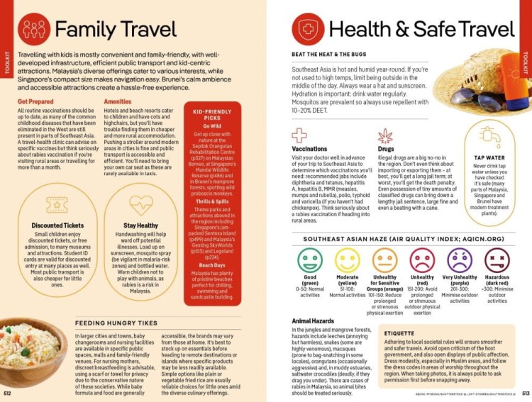 Malezja, Singapur i Brunei / Malaysia, Singapore & Brunei. Przewodnik wydawnictwa Lonely Planet. Przykładowe strony 10