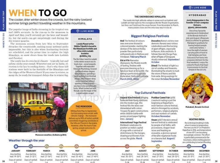 Indie / India. Przewodnik wydawnictwa Lonely Planet. Przykładowe strony 3