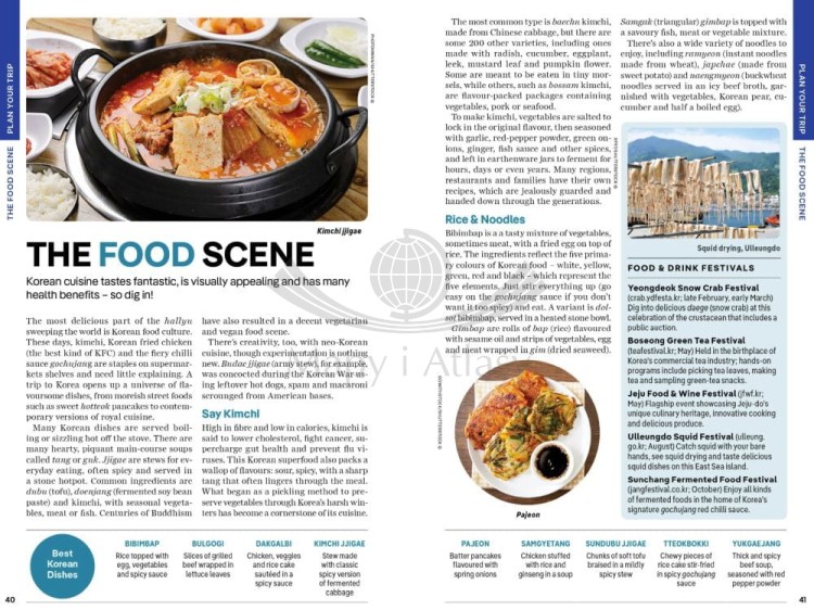 Korea. Przewodnik wydawnictwa Lonely Planet. Przykładowe strony 5