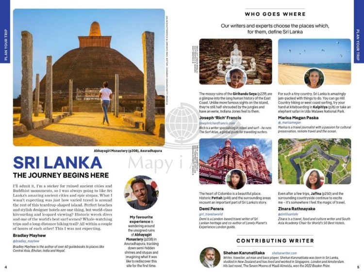 Sri Lanka. Przewodnik wydawnictwa Lonely Planet. Przykładowe strony 1