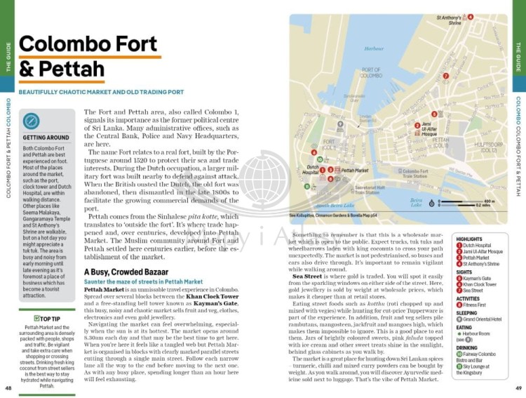 Sri Lanka. Przewodnik wydawnictwa Lonely Planet. Przykładowe strony 7