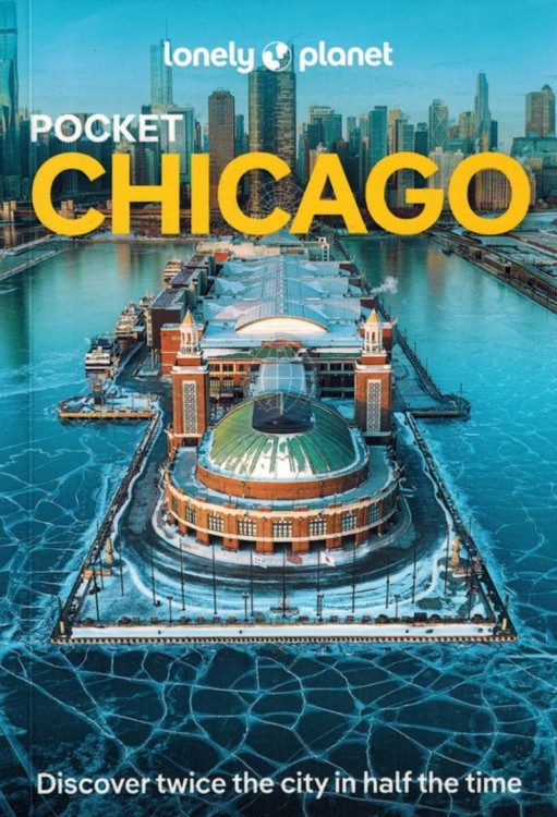 Chicago. Przewodnik Pocket z planem miasta wydawnictwa Lonely Planet. Okładka