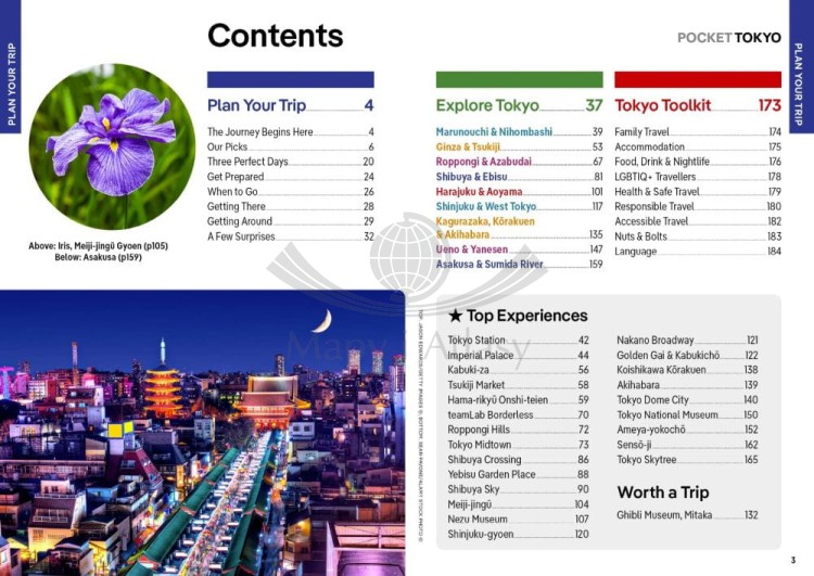 Tokio / Tokyo. Przewodnik Pocket z mapą wydawnictwa Lonely Planet. Spis treści