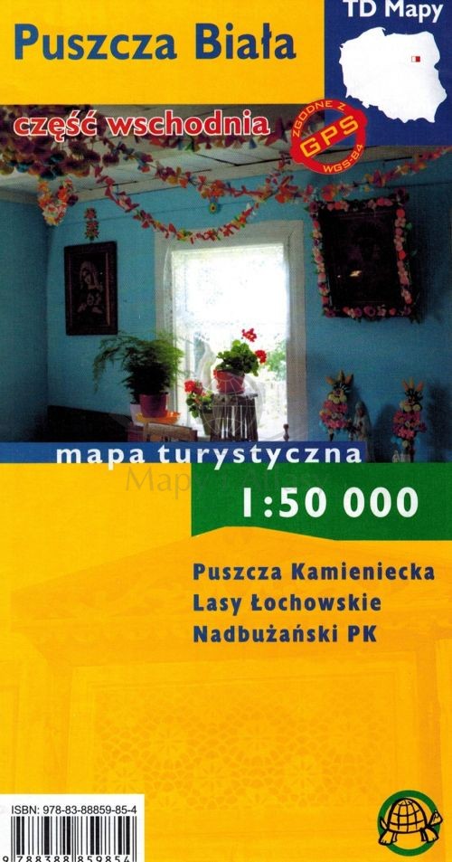 Puszcza Biała, część wschodnia 1:50 000. Mapa turystyczna. Wyd. 2025. TD Mapy