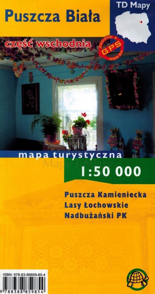 Puszcza Biała, część wschodnia 1:50 000. Laminowana mapa turystyczna. Wyd. 2025. TD Mapy