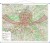 Okolice Warszawy 1:100 000. Mapa ścienna administracyjno-drogowa