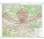 Okolice Wrocławia :100 000. Mapa ścienna administracyjno-drogowa