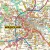 Okolice Wrocławia 1:100 000. Mapa ścienna administracyjno-drogowa. Fragment 4