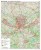 Okolice Łodzi 1:100 000. Arkusz, mapa ścienna administracyjno-drogowa