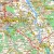 Okolice Warszawy 1:100 000. Mapa administracyjno-drogowa. Wersja magnetyczna. Fragment 2