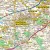 Okolice Warszawy 1:100 000. Mapa administracyjno-drogowa. Wersja magnetyczna. Fragment 3