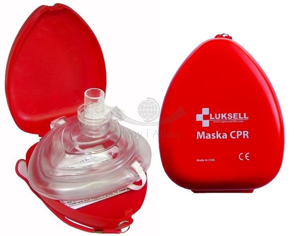 Maska ratownicza do sztucznego oddychania CPR. Rescue Mask