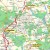 Okolice Poznania 1:100 000. Mapa administracyjno-drogowa w ramie drewnianej. Fragment 1