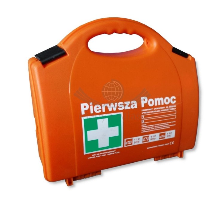 Apteczka pierwszej pomocy dla firm DIN 13164 SUPER PLUS + ustnik