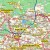 Okolice Katowic 1:100 000. Arkusz, mapa ścienna administracyjno-drogowa. Fragment 1