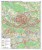 Okolice Katowic 1:100 000. Arkusz, mapa ścienna administracyjno-drogowa