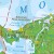 Wybrzeże Bałtyku 1:400 000. Arkusz, mapa ścienna turystyczna. Fragment 1