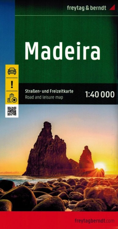 Madera 1:40 000. Mapa samochodowo-turystyczna wydawnictwa Freytag &Berndt. Okładka