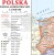 Polska. Mapa fizyczna i administracyjna. Podkładka na biurko. Legenda
