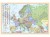 Europa. Mapa fizyczna i polityczna. Podkładka na biurko. Okładka 1