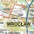 Powiat wrocławski 1:50 000. Mapa ścienna. Fragment 1