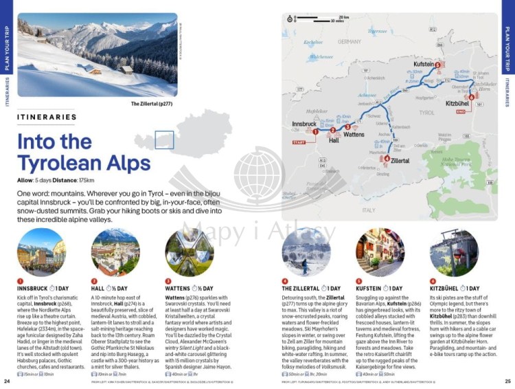 Austria. Przewodnik wydawnictwa Lonely Planet. Przykładowe strony 2