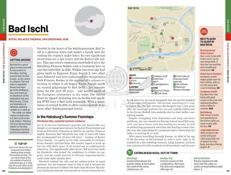 Austria. Przewodnik wydawnictwa Lonely Planet. Przykładowe strony 7