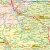 Województwo wielkopolskie. Mapa ścienna administracyjno-drogowa. Fragment 1