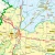 Województwo wielkopolskie. Mapa ścienna administracyjno-drogowa. Fragment 4