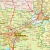 Województwo wielkopolskie. Mapa ścienna administracyjno-drogowa. Fragment 6