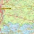 Województwo śląskie. Mapa ścienna administracyjno-drogowa. Fragment 1