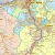 Województwo śląskie. Mapa ścienna administracyjno-drogowa. Fragment 4