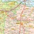 Województwo łódzkie. Mapa ścienna administracyjno-drogowa. Fragment 4