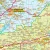Województwo łódzkie. Mapa ścienna administracyjno-drogowa. Fragment 6
