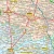Województwo łódzkie. Mapa ścienna administracyjno-drogowa. Fragment 7