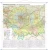 Województwo małopolskie. Mapa ścienna administracyjno-drogowa