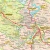 Województwo małopolskie. Mapa ścienna administracyjno-drogowa. Fragment 3
