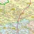 Województwo małopolskie. Mapa ścienna administracyjno-drogowa. Fragment 5